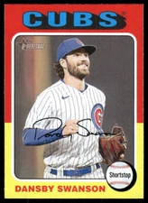 Dansby Swanson 2024 Topps Heritage #457 Chicago Cubs