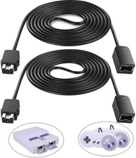 Extension Cable Compatible for NES/SNES Classic Controller Extension Cord 2PK
