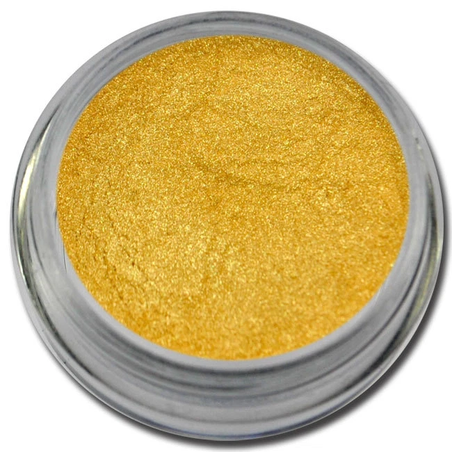 Pigment Puder Gold Chrom Effekt Nail Art Glitzer Glitter Pulver Nagel Design