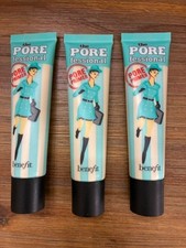 Lot of 3 NEW Benefit The POREfessional Pore Minimizing Primer 0.75 fl.oz Full Sz