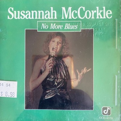 Susannah McCorkle   No More Blues CD 1989 Jazz Vocal Concord Jazz