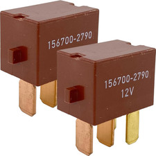156700-2790 2-Pack 12V 4-Pin 30A SPST Automotive Relay Compatible with Toyota
