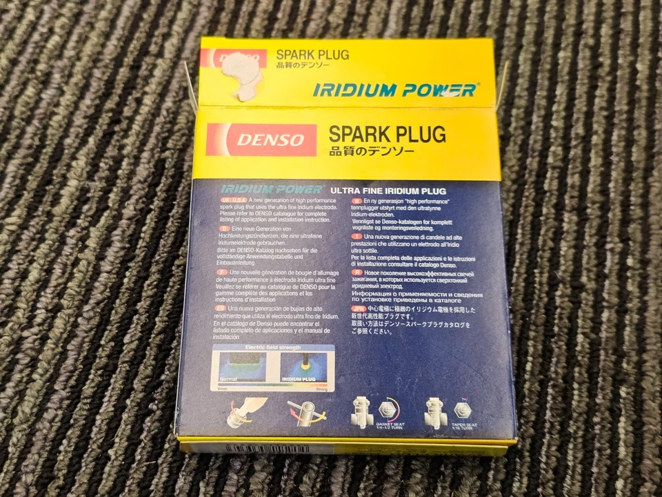 (CANTIDAD 4) Bujía de alimentación de iridio Denso 5353 IXUH22 para Kia Soul 2010-2011 Foto 4 de 4