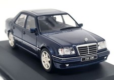 Solido 1/43 - Mercedes Benz E60 AMG W124 E500 Blue Diecast Scale Model Car