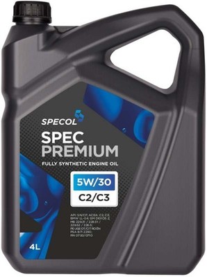 For SPECOL 104956 SPECOL OIL 5W30 4L PREMIUM C2/C3 / SN/CF / LL04 / 9.55535-S1
