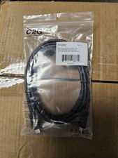 NEW C2G USB-C 2.0 Male to Male Thunderbolt 4 TB4 Active Cable Black 6ft - 28887