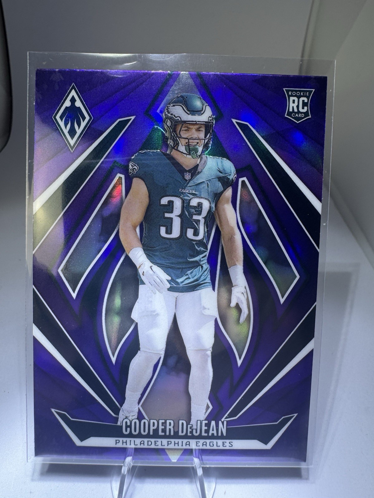 2024 Panini Phoenix - Rookies Cooper DeJean #171 Purple Hyper (RC)