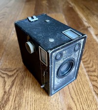 Agfa Ansco Shur Shot Model C Box Camera B-2 No 2 Cartridge Hawkeye Binghamton NY