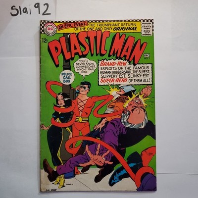 DC Plastic Man #1 (1966) Gil Kane - Complete - Raw (VG)