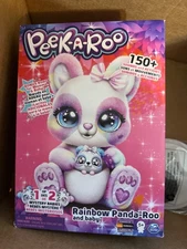 Peek-A-Roo Rainbow Panda-Roo Interactive Plush & Surprise Baby Spin Master