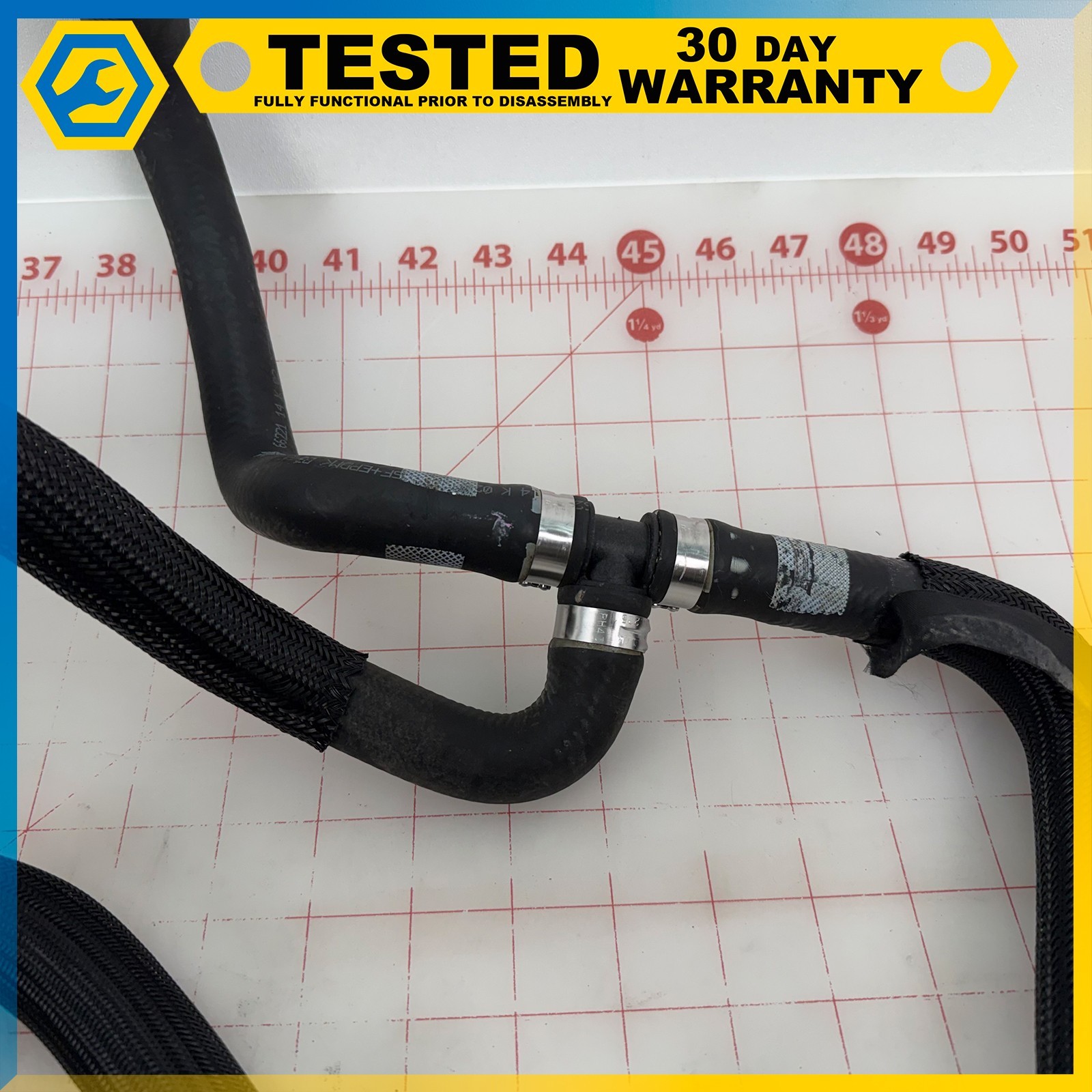 14-24 MASERATI GHIBLI QUATTROPORTE 3.0 ENGINE RADIATOR COOLING HOSE PIPE SET OEM
