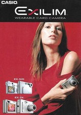 Camera Brochure - Casio - Exilim - EX-S20 EX-Z4 - Wearable Card (CB513)