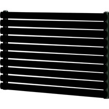 Blyss Designer Radiator Wickham Anthracite Horizontal 2189BTU (W)1000 x (H)600mm