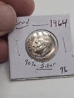 1949 P SILVER Roosevelt Dime ☆ 90% SILVER ☆ Original Rainbow Toned ☆