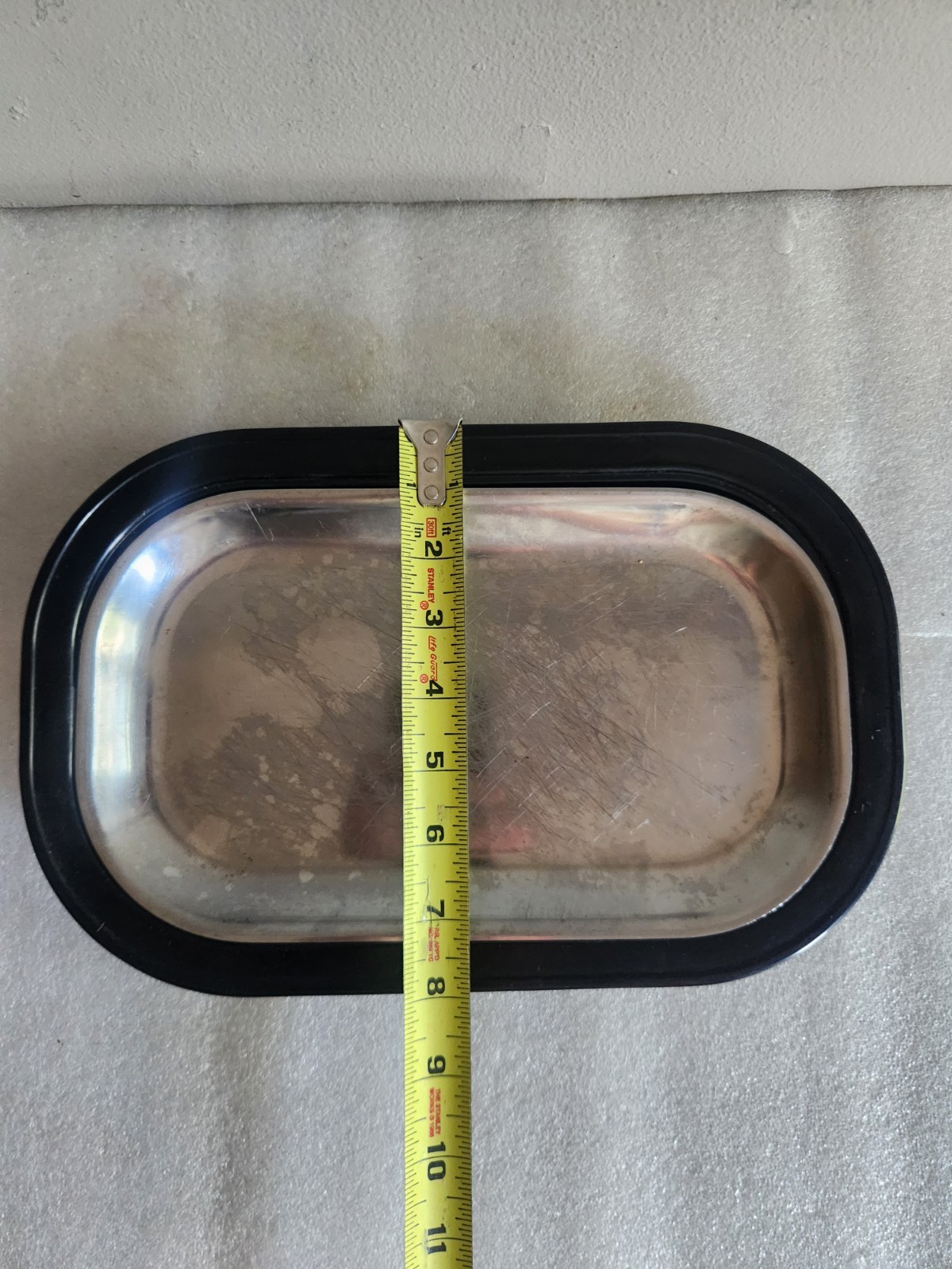 Vintage Thermo Plate by Service Ideas Inc Stainless Steel Sizzling Steak Platter