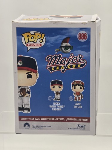 Funko Pop Chase Ricky Vaughn " Wild Thing " #886 Limited Edition New READ - Picture 2 of 21