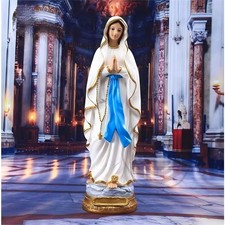 Virgin Mary Resin Statue Religion Jesus Religious Souvenir Interior Decor