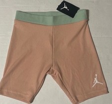 Girls Jordan Shorts Coral Colored Size M 10/12 New