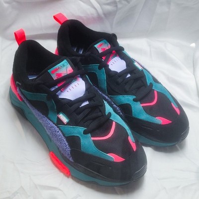 Puma RS-Simul8 Fandom 387502-01 Black Deep Aqua Men s Sneakers US 11 UK 10 Rare