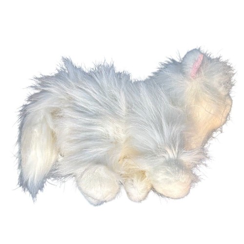 Webkinz Gatto Persiano Bianco HM110 Peluche Gattino Imbottito No Codice Ganz - Foto 3 di 10