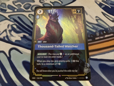 Riftbound  League of Legends Origins Thousand-Tailed Watcher 116/298 Near Mint