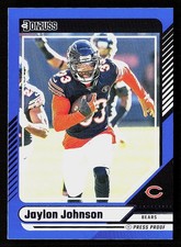 2024 Donruss #187 Jaylon Johnson Press Proof Blue