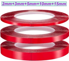 Double Sided tape heavy duty clear Adhesive thin sign cars roll 3mm - 15mm