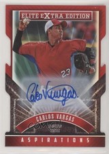2015 Panini Elite Extra Edition Aspirations 124/100 Carlos Vargas #188 Auto 06z2