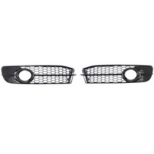 Nebelscheinwerfer Blenden Set schwarz glänzend passend für Audi A6 C6 08-11