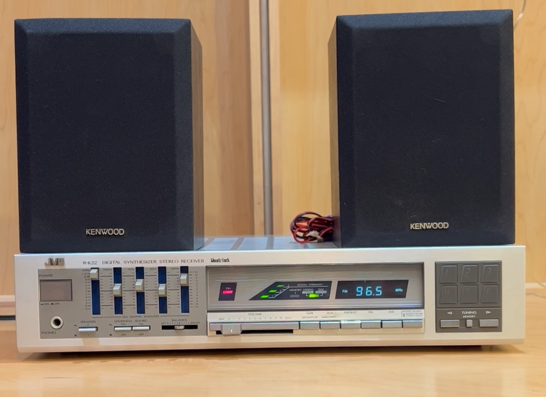 JVC R-K22 Receiver Equalizer HiFi Stereo 2 Channel Home Audio