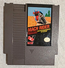Nintendo Mach Rider NES Cartridge Racing Game (1985)