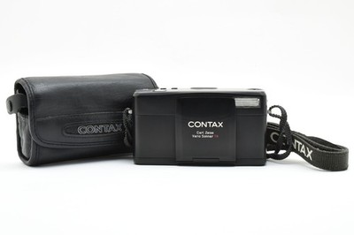 Rare[MINT w/Case] Contax TVS III Black Point & Shoot 35mm Film Camera From JAPAN