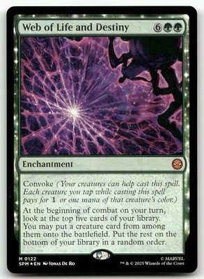 Web of Life and Destiny #122 (Foil) (NM) Spider-Man SPM Magic MTG