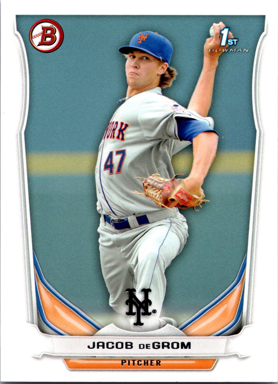 2014 Bowman Jacob deGrom 1st Bowman New York Mets BP73