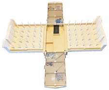 Fold Out Sewing Storage Organizer Caddy World Wide Media VTG 1983 Singer Style