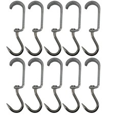 20 Euro-Haken Din5047 Rohrbahnhaken Rohrhaken Fleischerhaken Rohrhaken Eurohaken