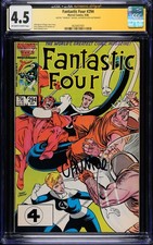 FANTASTIC FOUR #294 1986 SIGNED BY CHUMLEE CGC 4.5 MARVEL COMICS AUTOGRAPHED 