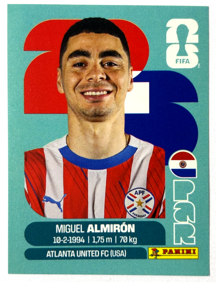 2026 FIFA WC USA Panini Sticker #285 PAR 17 MIGUEL ALMIRON Brazil