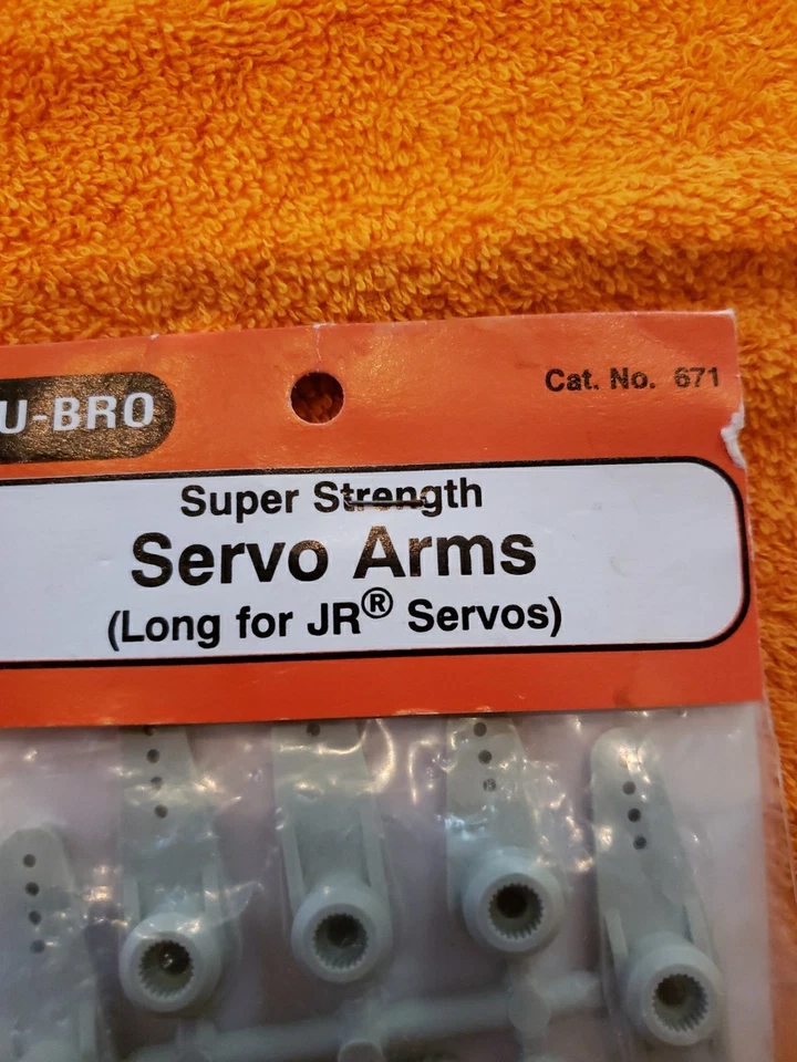 Du-Bro - Super Strength Servo Arm Long For JR Servos - Part 671 - JT25 - Image 3 of 4