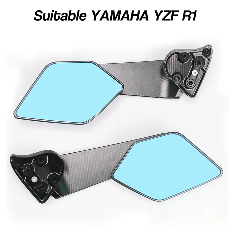 Espejos retrovisores laterales moto para Yamaha YZF R6 2017-2020 YZF R7 2021-2023 Foto 4 de 4