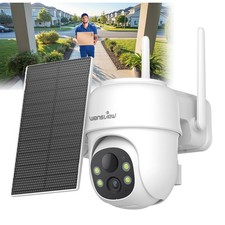 Wansview 2K Wireless Solar Outdoor Security Camera WiFi Ai Detection 360 PTZ