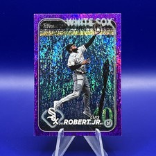 Luis Robert Jr 2024 Topps Series 1 Purple Foil /799