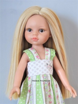 moderne Puppenperücke - Kopf 20/22cm (8/9'') - Effner - Paola REINA - Doll WIG