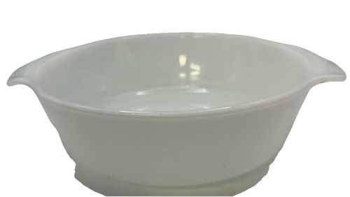 Vintage Fire King Casserole Dish Anchor Hocking 1.5 Qt Milk Glass #437