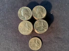 Lot of 41 1976 Washington Bicentennial Quarters.  Circulated condition.