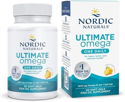 Nordic Naturals Ultimate Omega One Daily 1075mg, Zitrone - 30 Weichkapseln