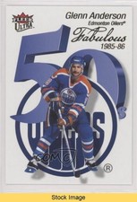 2021-22 Upper Deck Fleer Ultra Fabulous 50's Glenn Anderson #15 HOF READ 1s1i