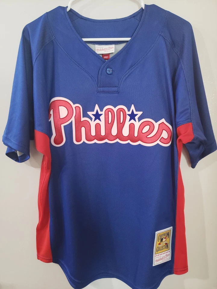 Roy Halladay Phillies BP Jersey Mitchell & Ness Cooperstown 40 M Blue NWT - Image 4 of 4