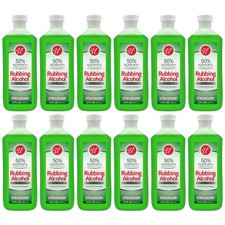 50 Wintergreen Isopropyl Rubbing Alcohol First Aid Antiseptic 12oz Pack of 12