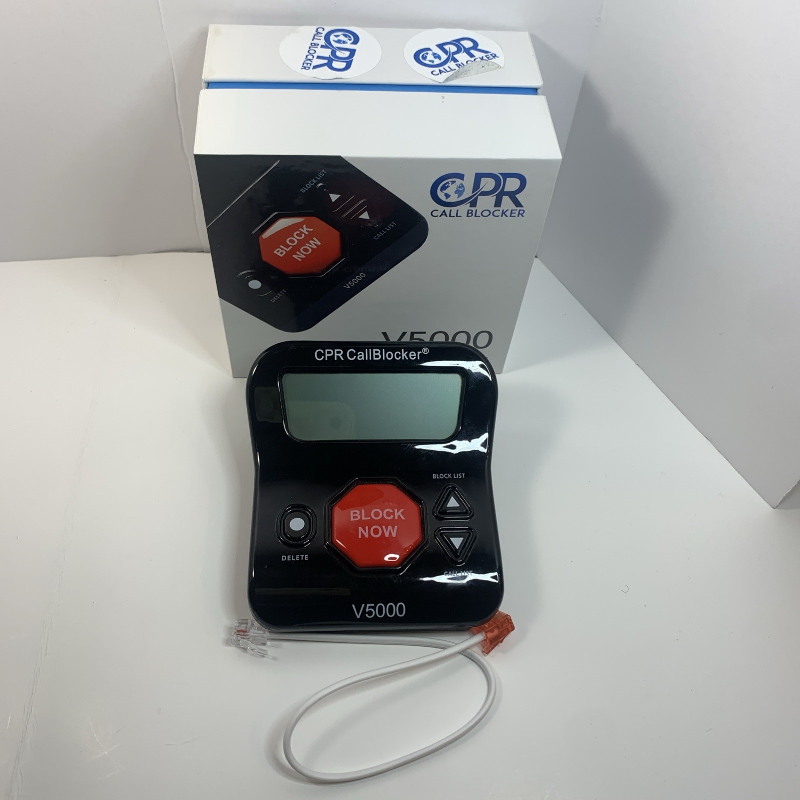 CPR V5000 Call Blocker for Landline Phones - Block Robocalls, Stop Spam Callers